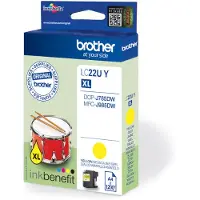 Brother LC-22UY XL - Jaune - Cartouche d'encre - Grande capacité