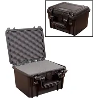 PLASTICA PANARO Dieter Eisele valise photo & valise à roulettes noire 25x25x17cm