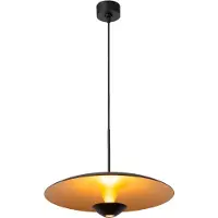 Lucide Lampe pendante de conception Kenneth noir Ø 40cm