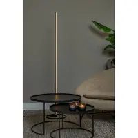 Lucide Lampe sur pied LED de 155 cm Braga Champagne