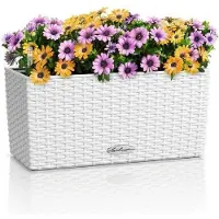 Lechuza BALCONERA Cottage 40 Weiss (19 x 40 x 19 cm)