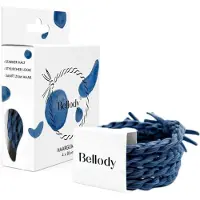 Bellody Coiffure Chouchous-scrunchiesÉlastiques à cheveux originaux Blue Jeans 4 pièce (1,63 € / 1 Pce)