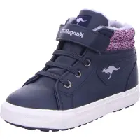 Kangaroos Baskets montantes enfant KaVu III filles - Bleu - 25
