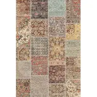 Bamyum Nadine Bedruckter Teppich Chenille-Druck Maschinell Hergestellt 160 x 230 cm (160 x 230 cm)