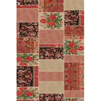 Bamyum Zelda Bedruckter Teppich Chenille-Druck Maschinell Hergestellt 80 x 150 cm (80 x 150 cm)