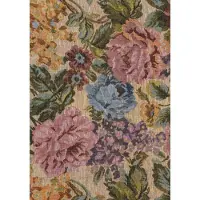 Bamyum Molis Bedruckter Teppich Chenille-Druck Maschinell Hergestellt 160 x 230 cm (160 x 160 cm)