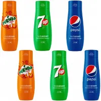 SodaStream lot de 6 concentrés 2x (Pepsi+Mirinda+7UP)