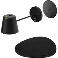Silwy Magnet-Leuchte Portofino Black inkl. Platzset und Pad (198 lm)