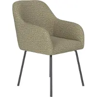 White Label Chair Otis Green 4 Metal Legs