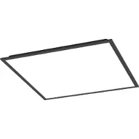 Eglo Plafonnier intelligent Moradillo-Z Noir carré 59.5cm