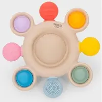 TickiT Silicone Anneau de dentition Jouet sensoriel Arc-en-ciel Bébé