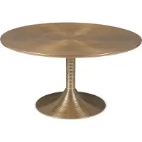 Bold Monkey Hypnotising Round coffee table gold (77 x 40 cm)