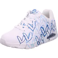 SKECHERS Baskets basses JGOLDCROWN: UNO - SPREAD THE LOVE femmes - Blanc - 38