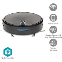 Nedis Robot Aspirateur Wifivcr10cbk