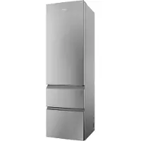 Haier Tiroir À Accès Direct (htr3620cnmg) Commande Combinée Réfrigérateur-congélateur Inox