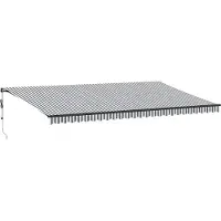 vidaXL Store automatique anthracite et blanc 600x300 cm