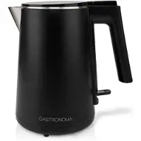 Gastronoma 18130004 - Chauffe-eau - 1,0 l - 1200 W - Doppelwandig - Matt schwarz