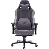 L33T Gaming L33T Gaming Chair Xsense Soft Fabric - Dark Grey, Chaise gaming, Gris