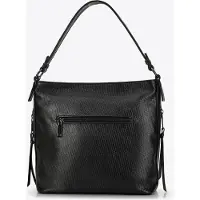 WITTCHEN Sac à main pour femme, sac en , noir brillant, noir