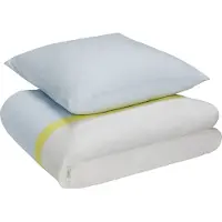 Hubsch Parure De Lit Block 60/200 Bleu Clair/multicolore | 061807