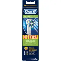 Oral-B CrossAction brossettes de rechange 10 pièces
