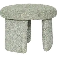 Hubsch Pouf Rocco vert clair