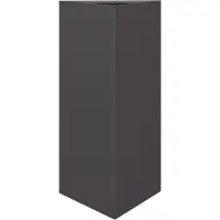 vidaXL Jardinière noir triangulaire 40x34,5x70 cm acier