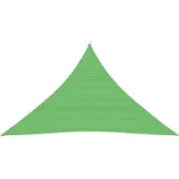vidaXL Voile d'ombrage 160 g/m² Vert clair 4x4x5,8 m PEHD