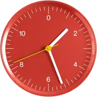 HAY Wall Clock (Recycled) Horloge Murale Red