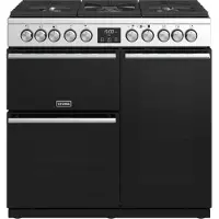 Stoves Piano de cuisson gaz 5 feux noir - - PPRECIDX90DFSS -