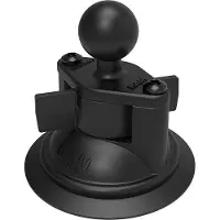 Ram Mounts RAM B-Size Twist Lock Suction Cup with Ball Mount - RAM-B-224-1U