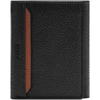 Fossil porte-monnaie Huntington Trifold Black noir