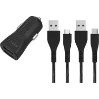 Inny Energizer HardCase - Chargeur de voiture 2x USB-A 2.4A + USB-C & câble Mi