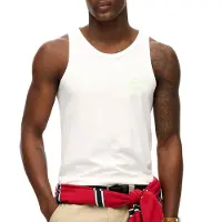 Superdry T-Shirt vert clair / blanc
