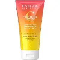 Eveline Cosmetics Vitamine C 3x Action Gel-essence purifiant pour le nettoyage du visage, 150ml