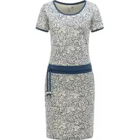 Ragwear Robe d’été 'Baomi Zoo Youmodo' écru / bleu