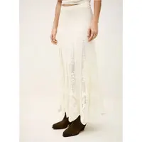 Ba&sh pour femme. 1E26SERT Jupe Serta beige (38), Casuel, Coton