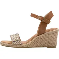 Tamaris Sandalen Touwzool Sandalen Touwzool - Cognac - Maat 36