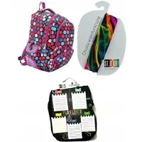 St. Majewski St.reet Dots 1 Sac À Dos Scolaire + Écharpe + Programme Scolaire