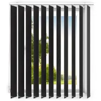 Time4blinds , Store à lamelles, 180x240 cm, Noir Classique