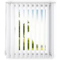 Time4blinds , Store à lamelles, 165x120 cm, Blanc Classique