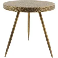 OEM Petite table - Ø 38 x 38,5 cm - Acier - Or/Cuivre