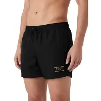 EA7 pour homme. 7M001713_AF21248 Boxer noir Beachwear (L), Polyester