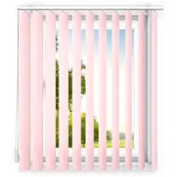 Time4blinds , Store à lamelles, 155x270 cm, Rose pâle