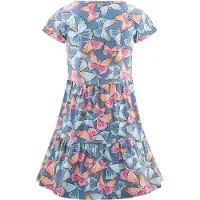 Happy girls Robe opal / bleu clair / mandarine / rose