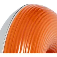 LINDBY Applique Murale , Fjora, dimmable, Orange, Salon / séjour, Verre, Design