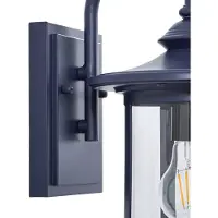 LINDBY Luminaires d'extérieur , Zayn, dimmable, Bleu, Balcon, Aluminium, Ancien