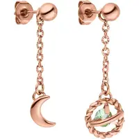 Purelei Boucles d'oreilles 'Universe' or rose / menthe