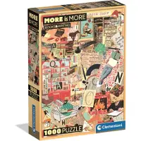 Clementoni , le Puzzle européen Made in Italie Puzzle Plus C'Est Plus - Livres Et Écriture - 1000 pièces