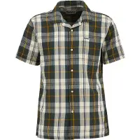 Barbour - Chemise à manches courtes effet gaufré en coton - Clyde Seersucker Tartan Summer Fit Shirt Ancient Tartan pour Homme en Coton - Taille L -